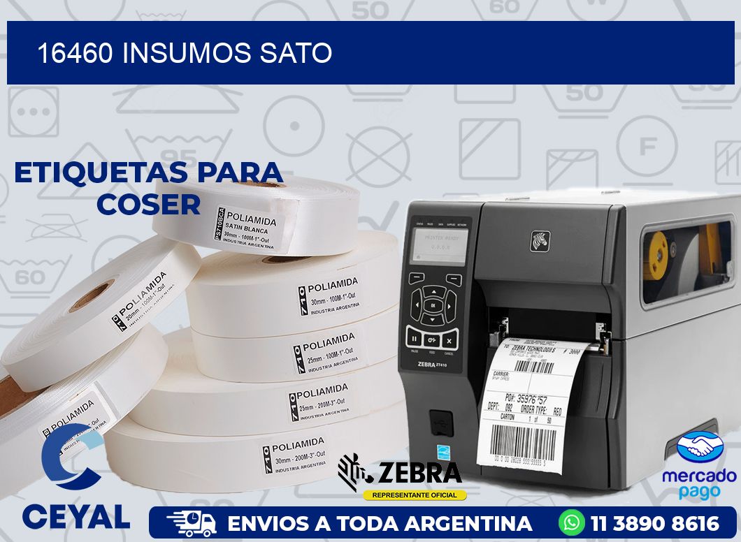 16460 INSUMOS SATO