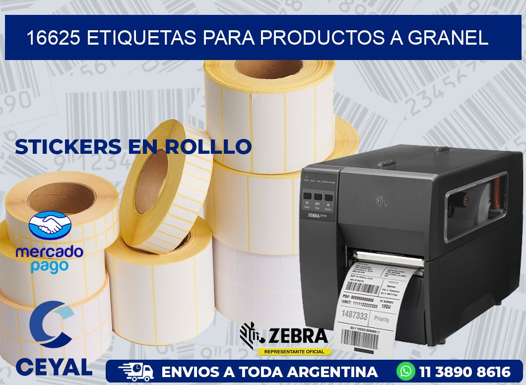 16625 ETIQUETAS PARA PRODUCTOS A GRANEL