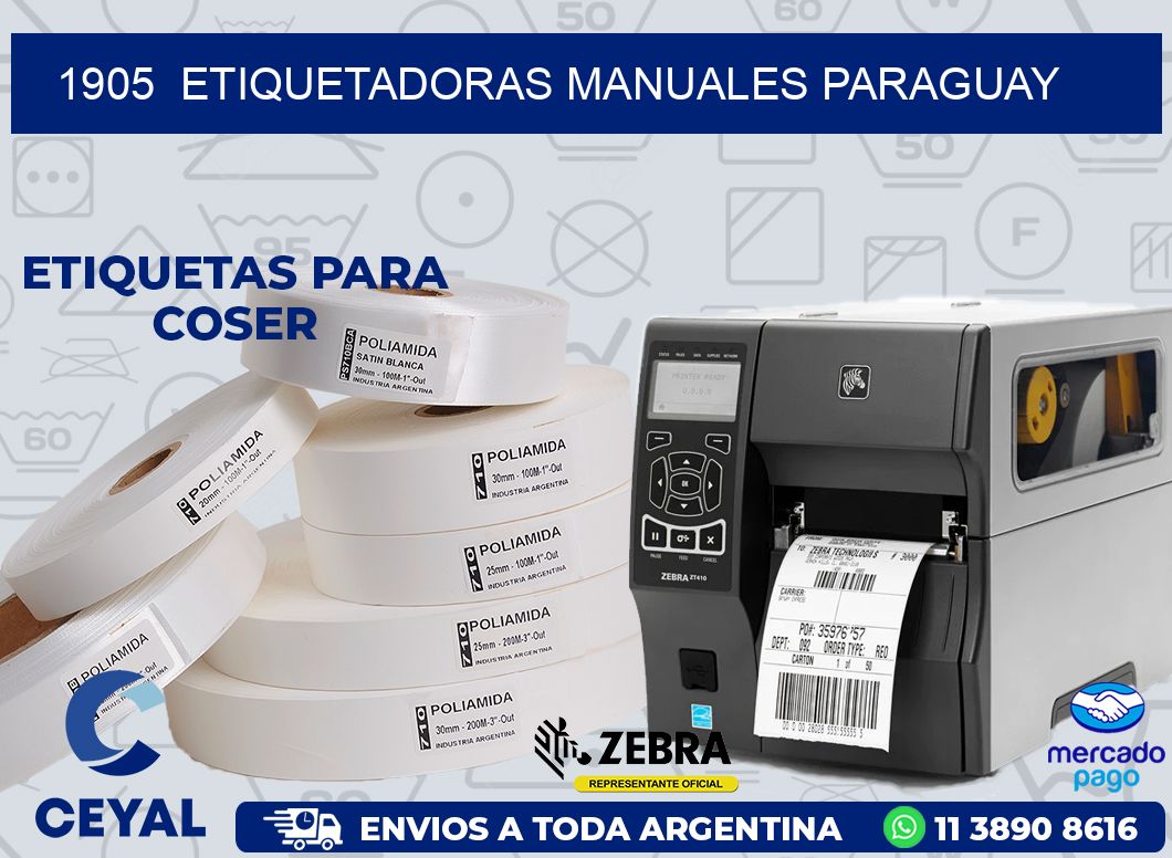 1905  ETIQUETADORAS MANUALES PARAGUAY