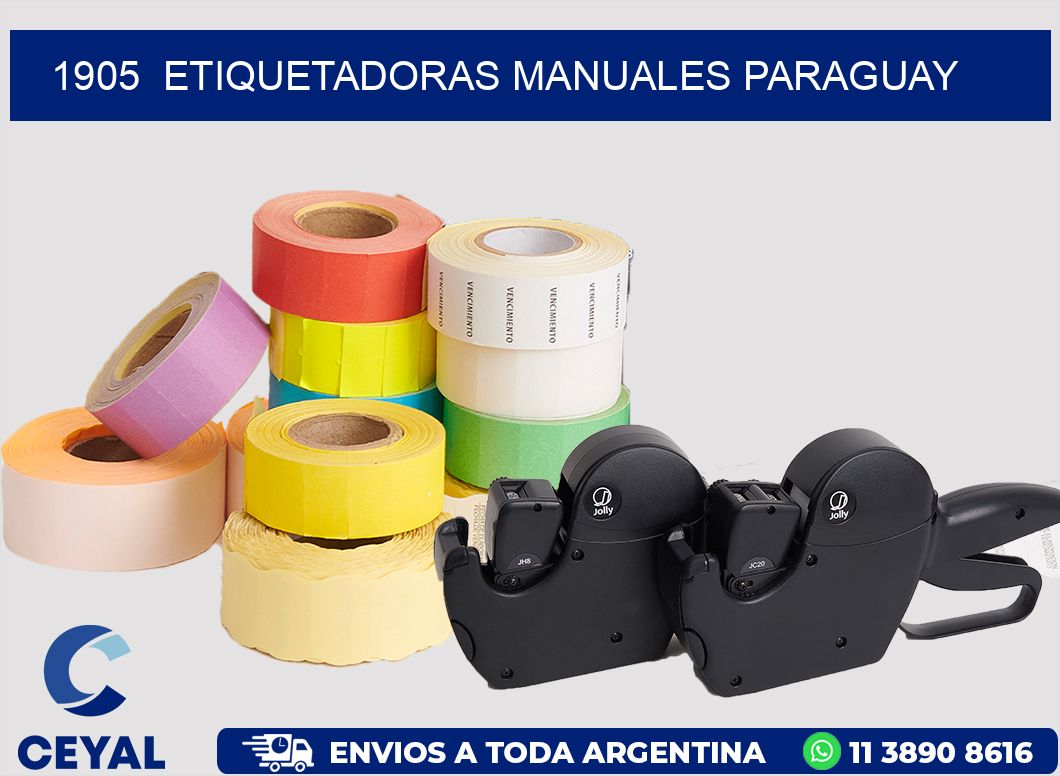 1905  ETIQUETADORAS MANUALES PARAGUAY