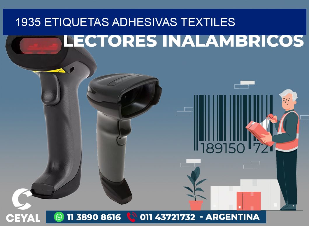 1935 ETIQUETAS ADHESIVAS TEXTILES