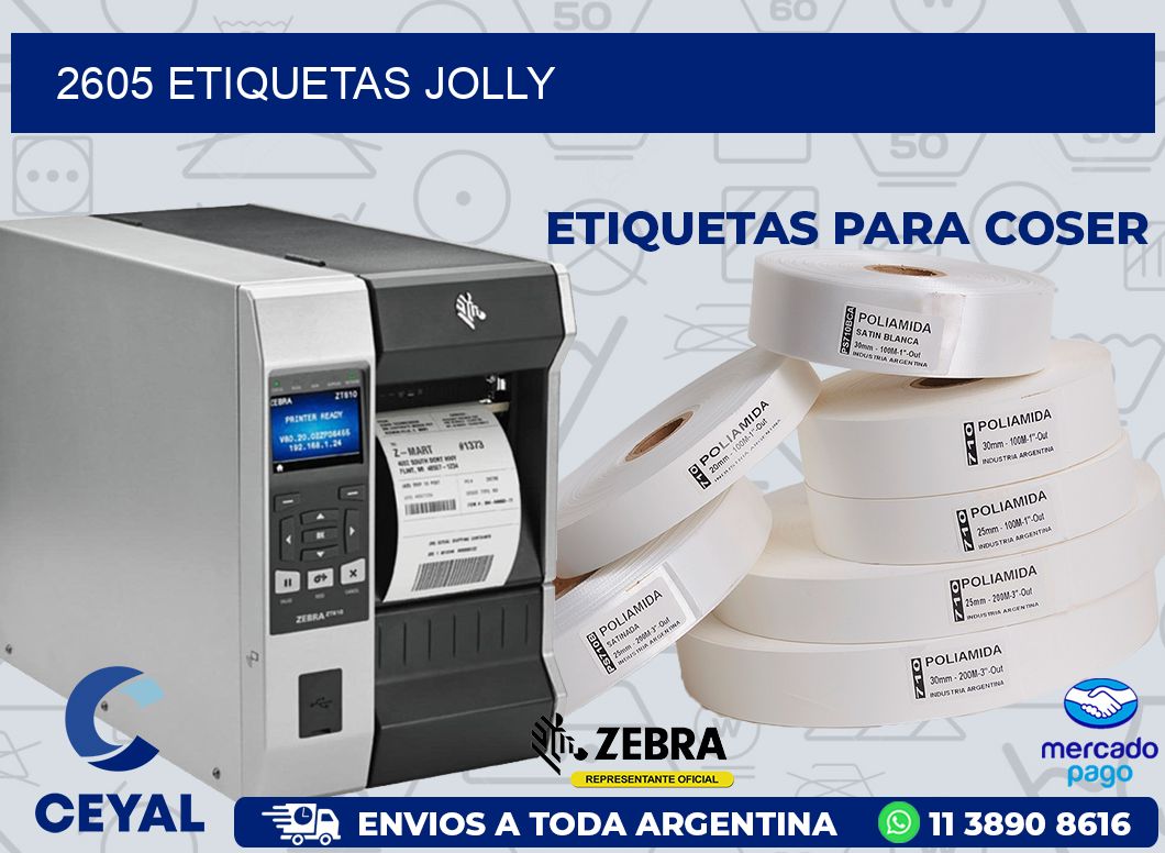 2605 ETIQUETAS JOLLY