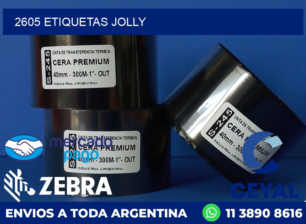 2605 ETIQUETAS JOLLY