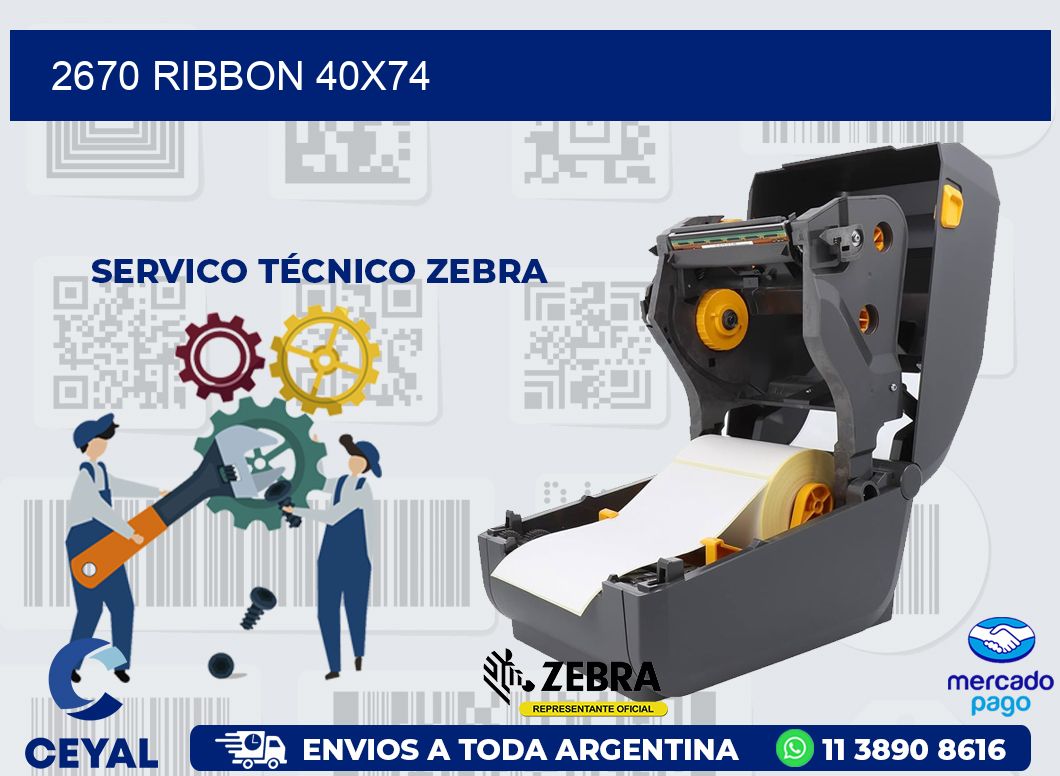 2670 RIBBON 40X74