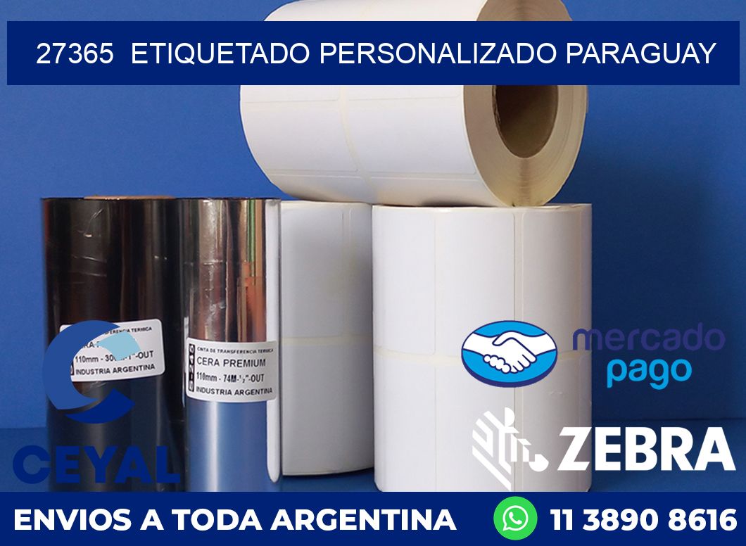 27365  ETIQUETADO PERSONALIZADO PARAGUAY