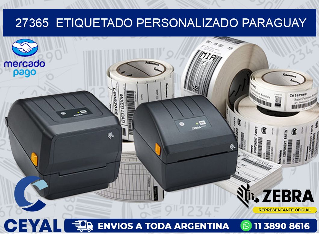 27365  ETIQUETADO PERSONALIZADO PARAGUAY