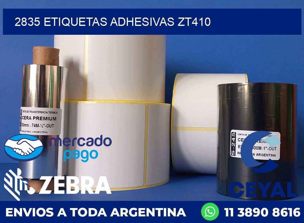 2835 ETIQUETAS ADHESIVAS ZT410