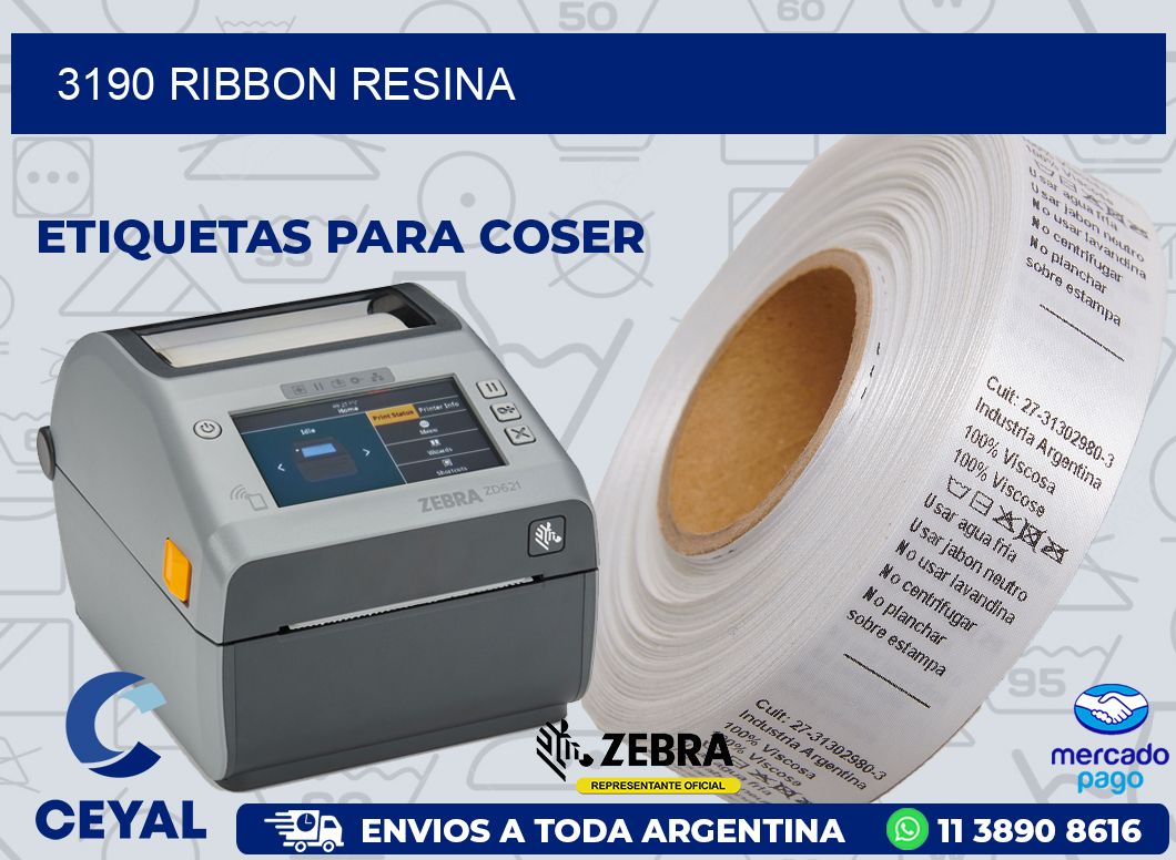 3190 RIBBON RESINA