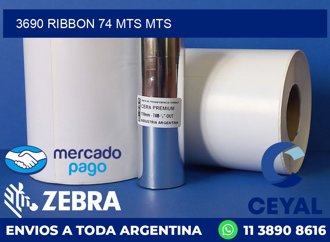 3690 RIBBON 74 MTS MTS