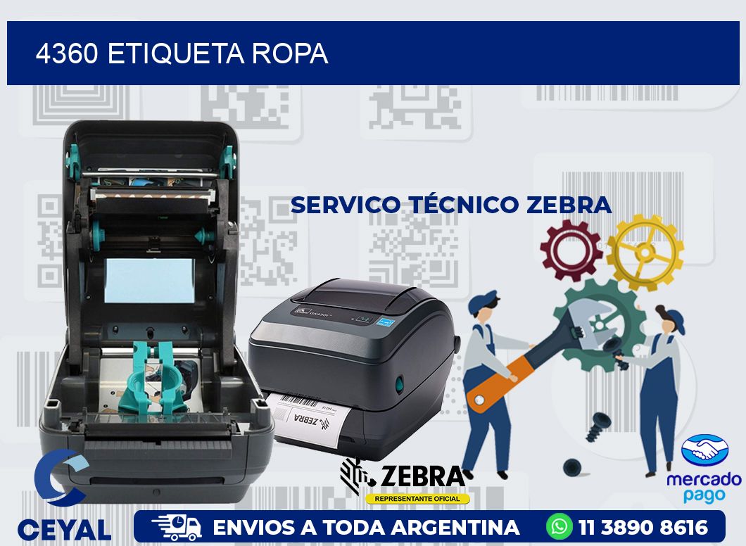4360 ETIQUETA ROPA
