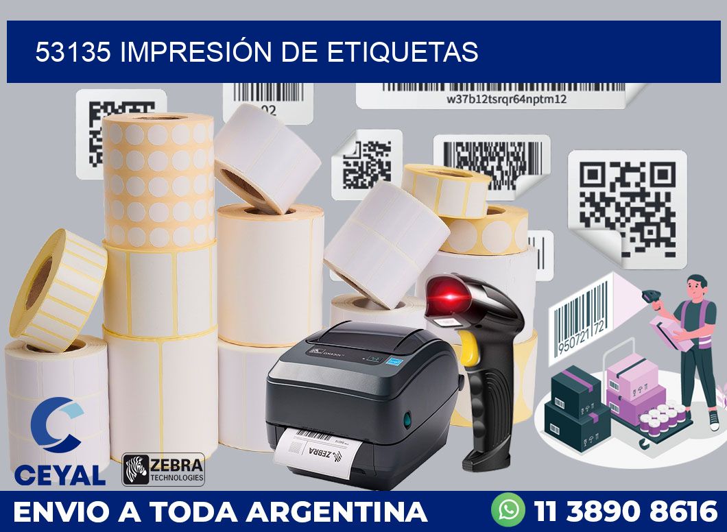 53135 IMPRESIÓN DE ETIQUETAS