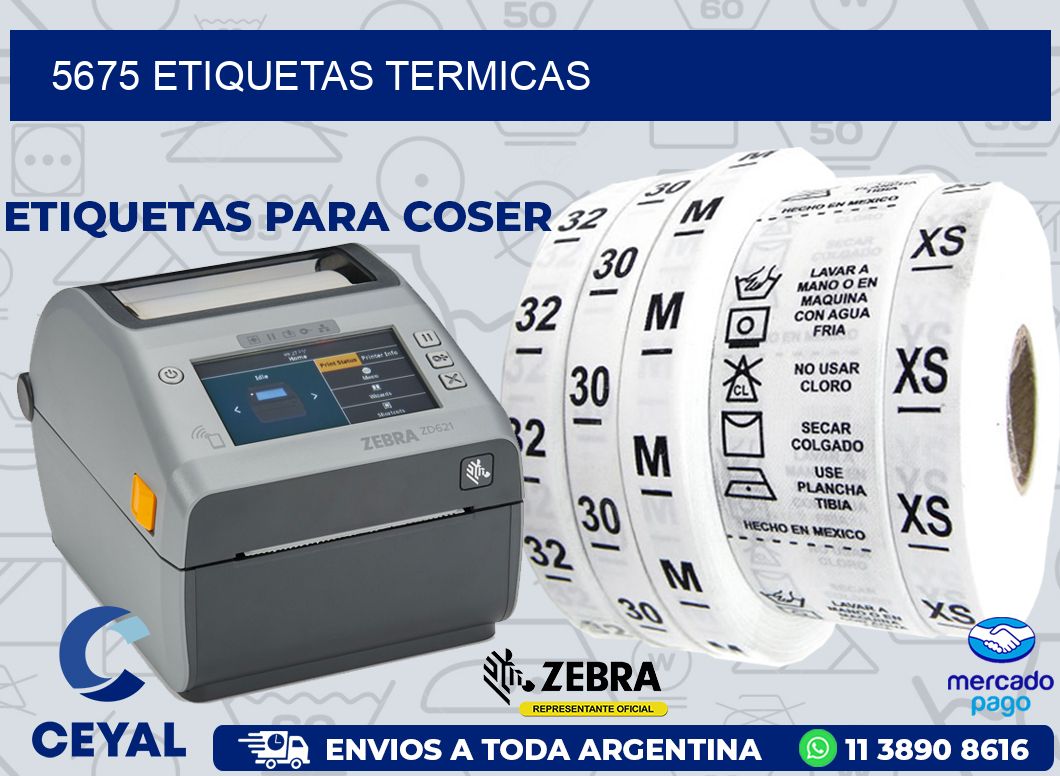 5675 ETIQUETAS TERMICAS