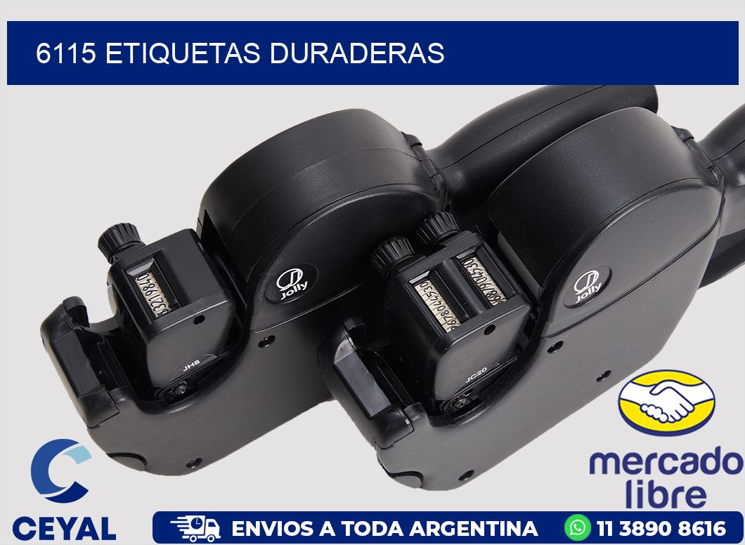 6115 ETIQUETAS DURADERAS