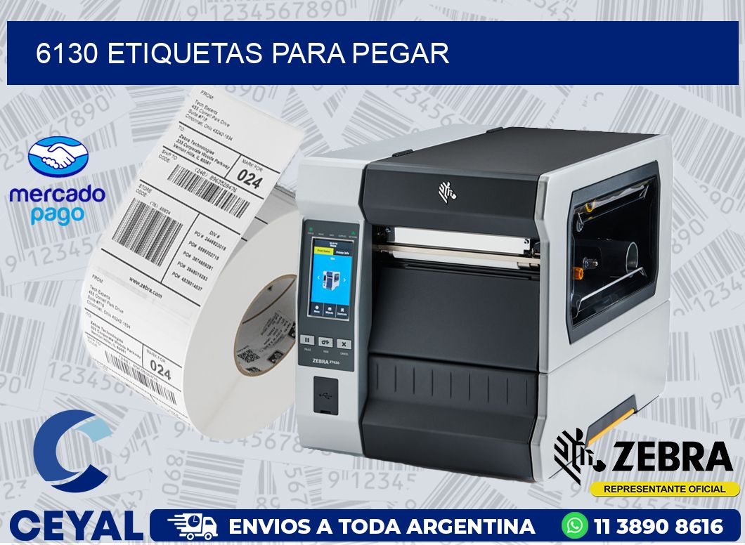6130 ETIQUETAS PARA PEGAR