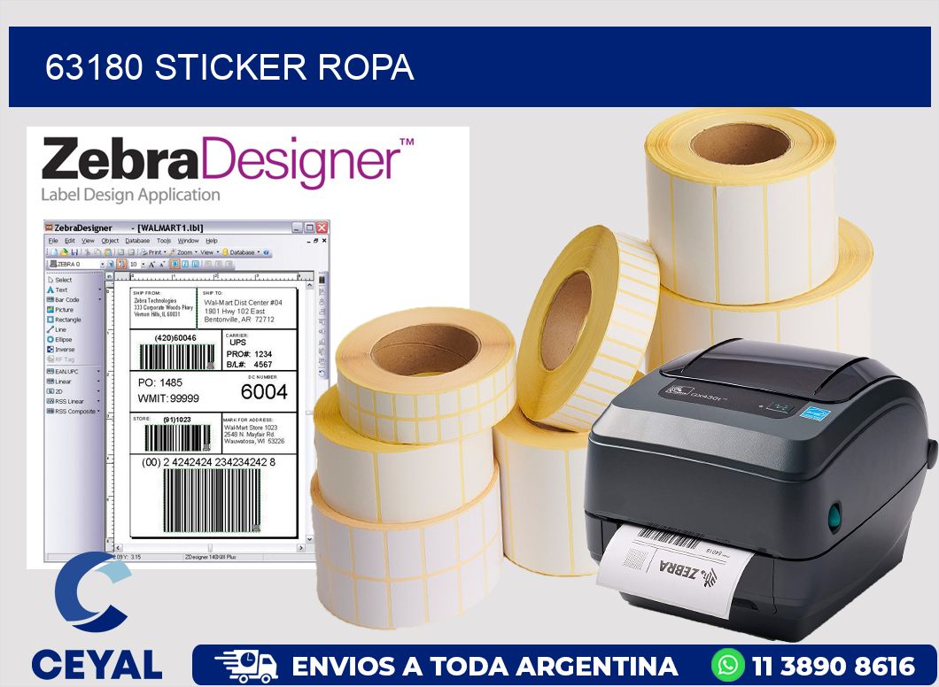 63180 STICKER ROPA