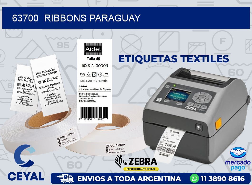 63700  RIBBONS PARAGUAY