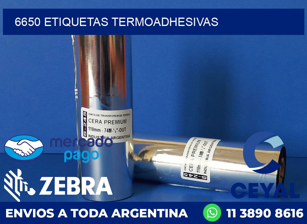 6650 ETIQUETAS TERMOADHESIVAS