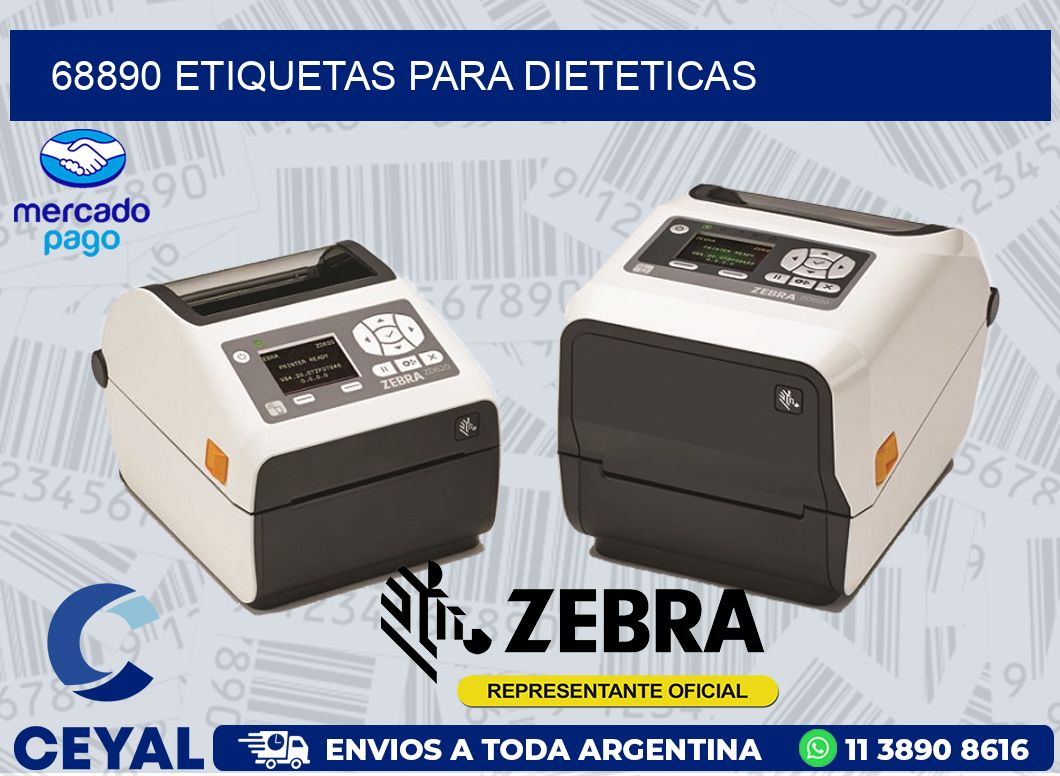 68890 ETIQUETAS PARA DIETETICAS