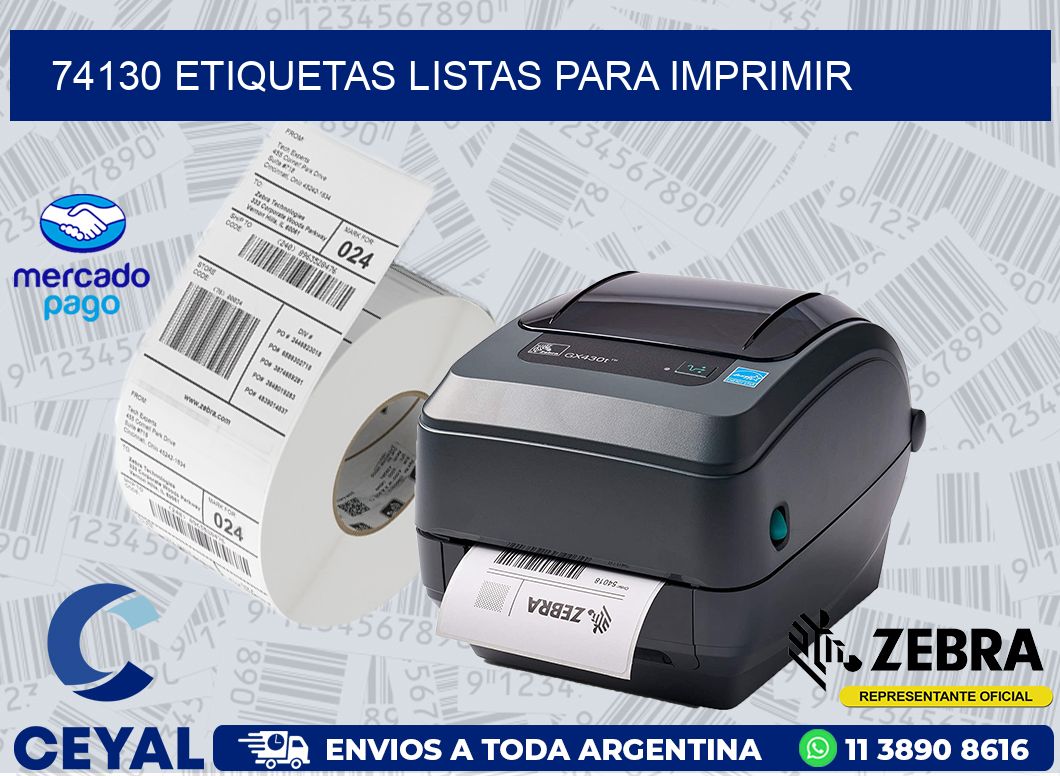 74130 ETIQUETAS LISTAS PARA IMPRIMIR
