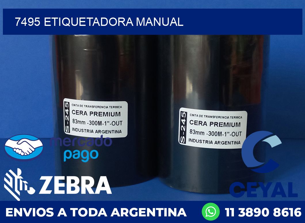 7495 ETIQUETADORA MANUAL
