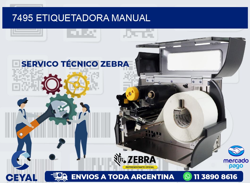 7495 ETIQUETADORA MANUAL