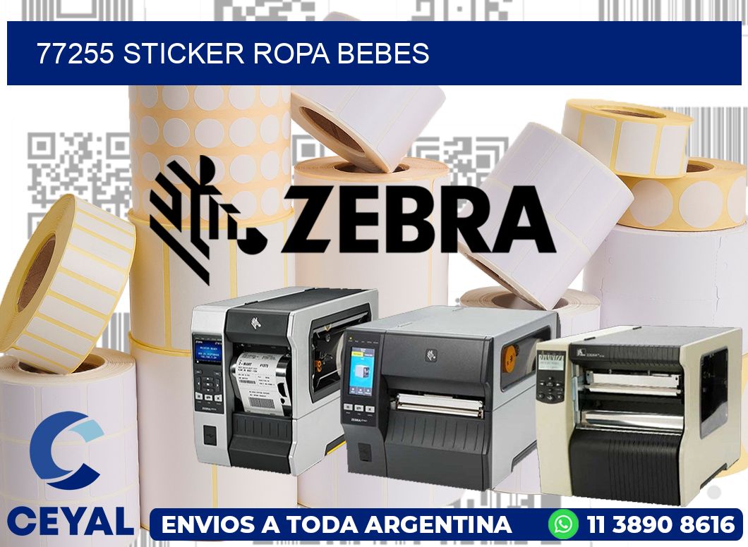 77255 STICKER ROPA BEBES