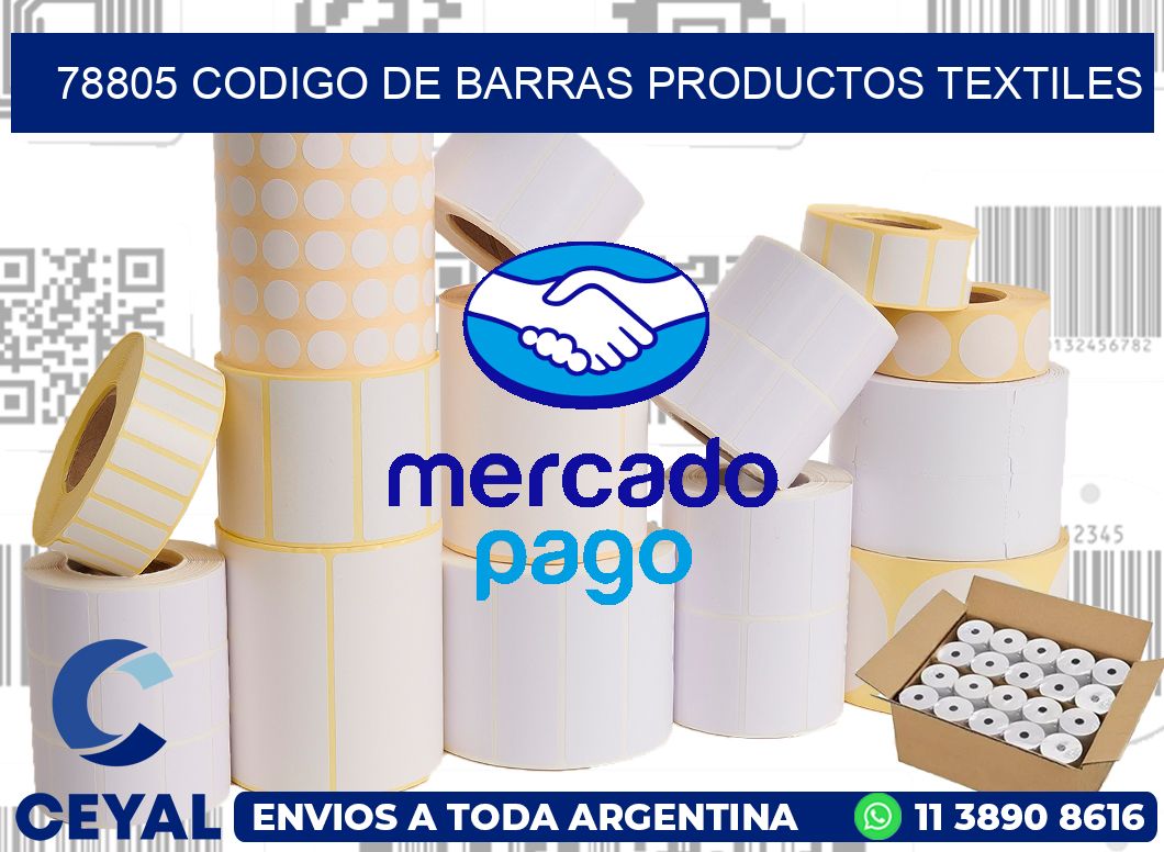 78805 CODIGO DE BARRAS PRODUCTOS TEXTILES