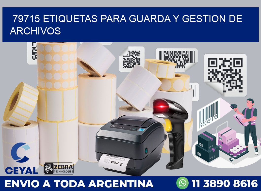 79715 ETIQUETAS PARA GUARDA Y GESTION DE ARCHIVOS
