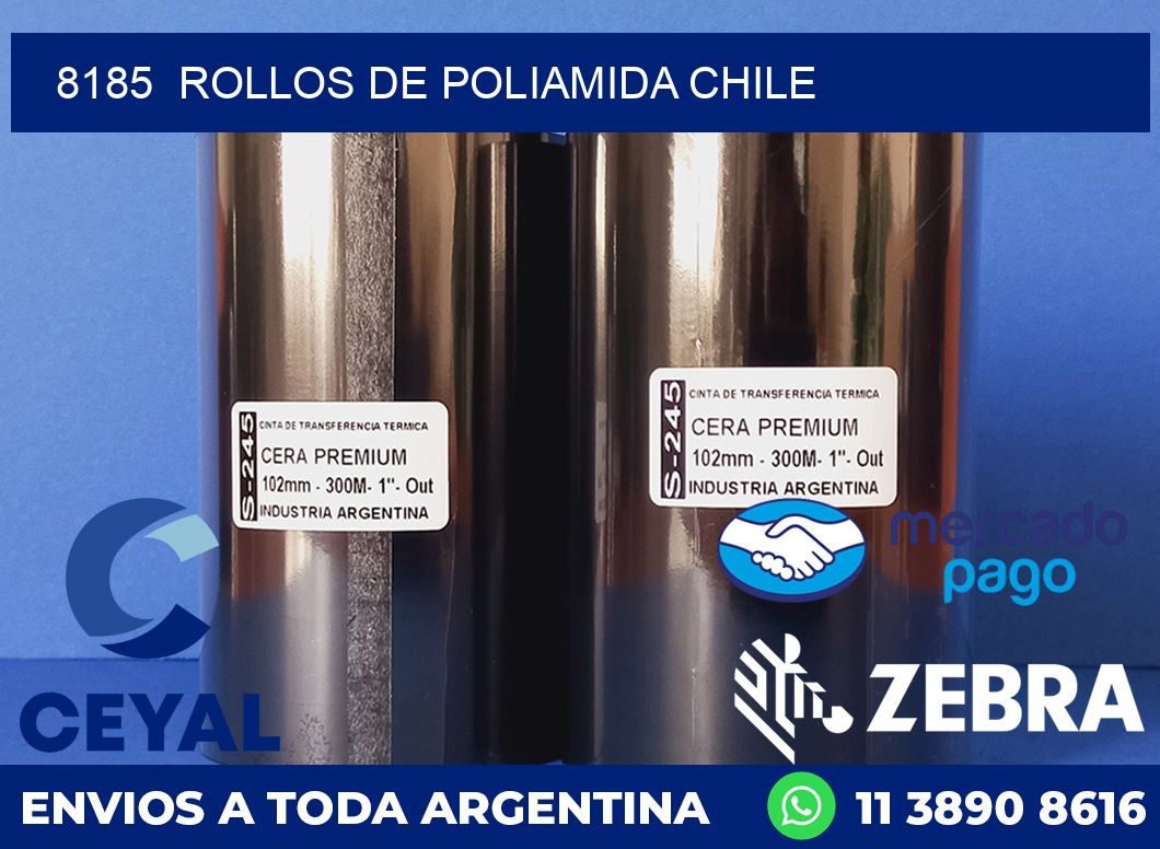 8185  ROLLOS DE POLIAMIDA CHILE