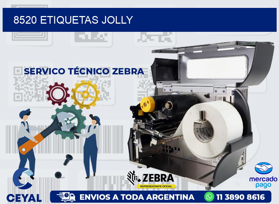 8520 ETIQUETAS JOLLY