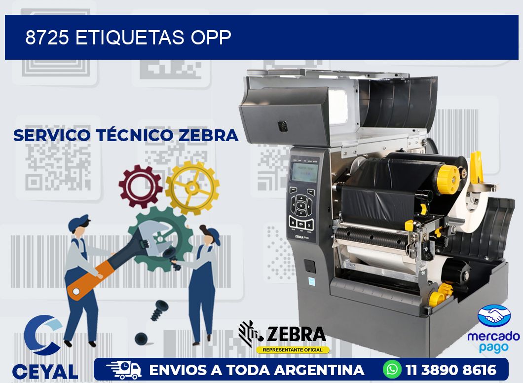 8725 ETIQUETAS OPP