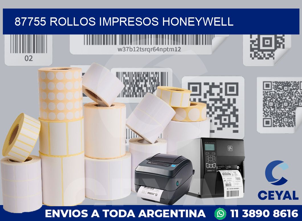 87755 ROLLOS IMPRESOS HONEYWELL