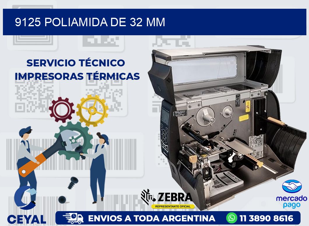 9125 POLIAMIDA DE 32 MM