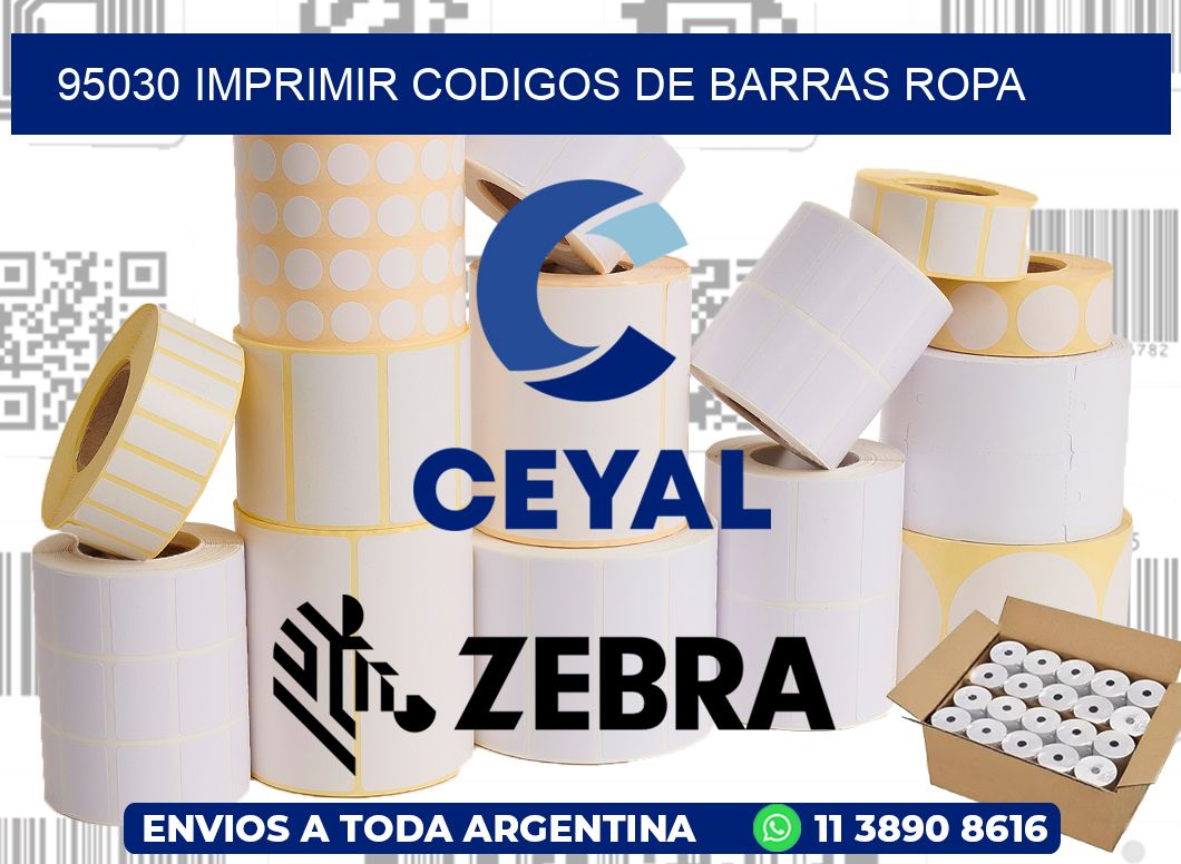 95030 IMPRIMIR CODIGOS DE BARRAS ROPA