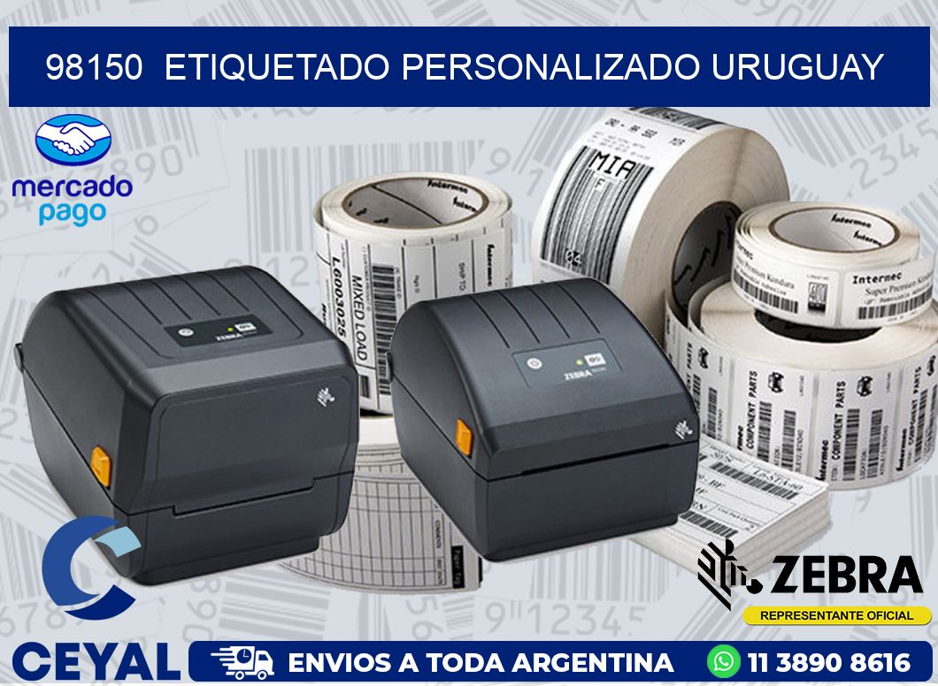 98150  ETIQUETADO PERSONALIZADO URUGUAY