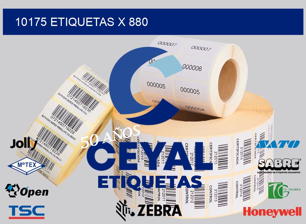 10175 Etiquetas x 880