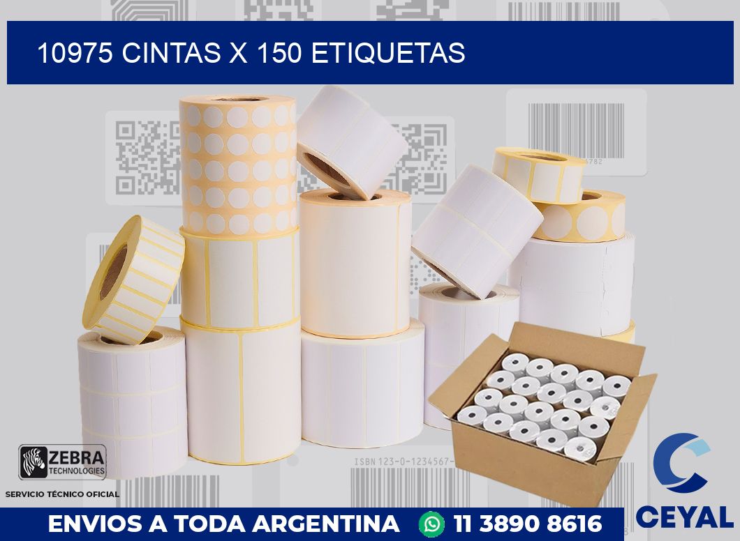 10975 cintas x 150 etiquetas