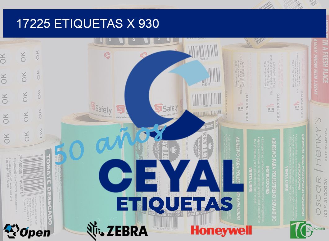 17225 Etiquetas x 930
