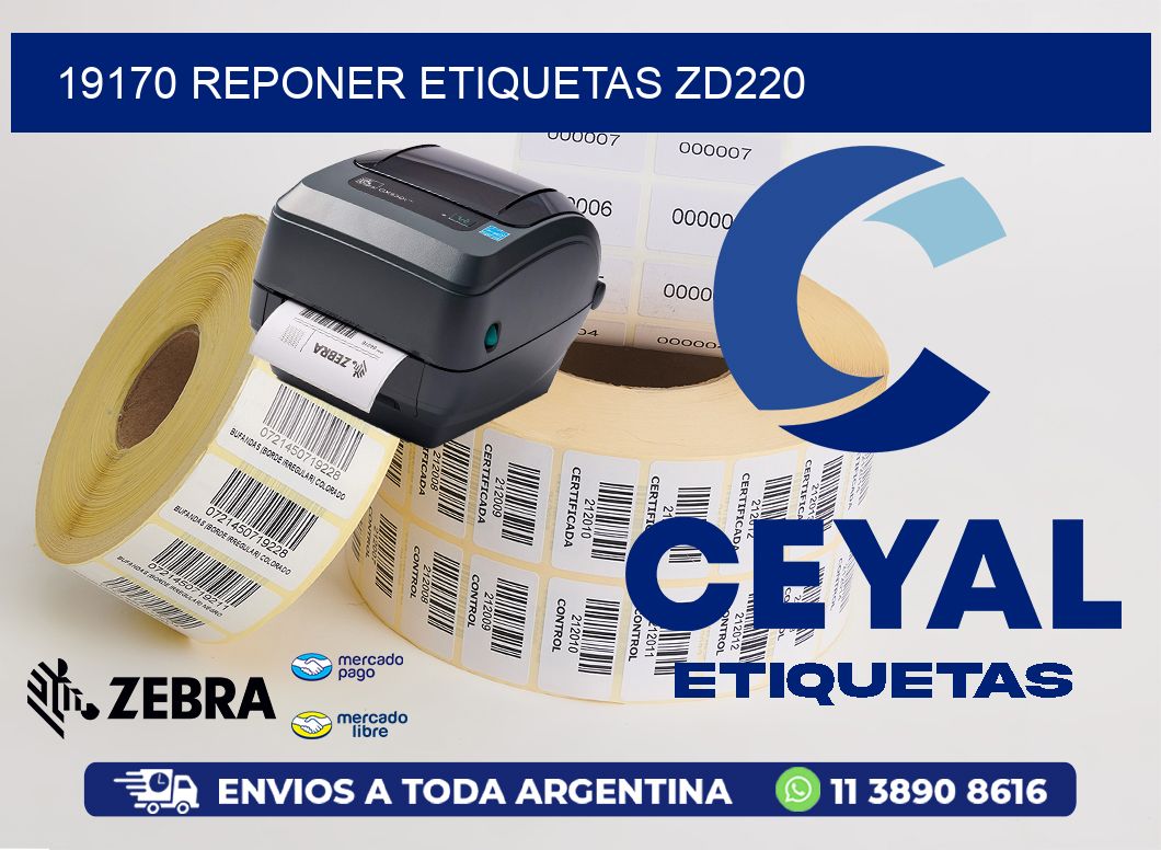 19170 REPONER ETIQUETAS ZD220
