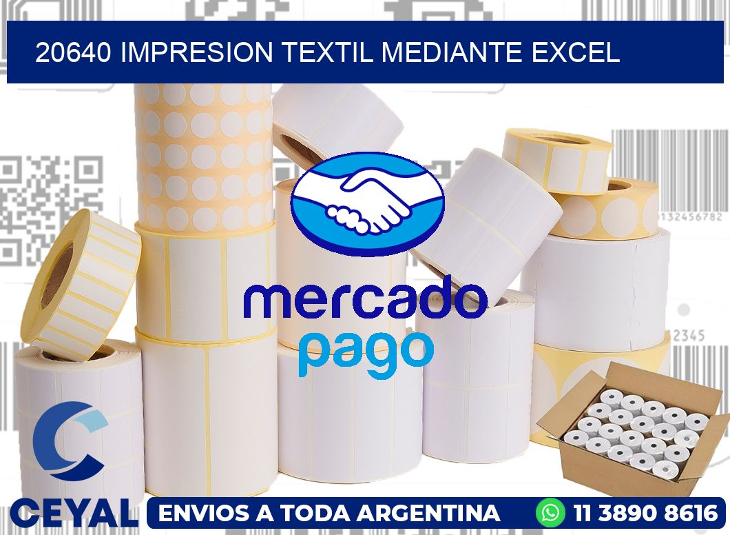 20640 IMPRESION TEXTIL MEDIANTE EXCEL