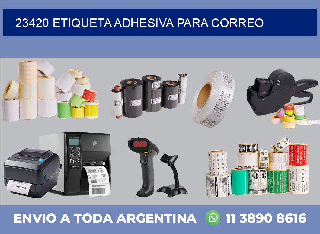 23420 ETIQUETA ADHESIVA PARA CORREO