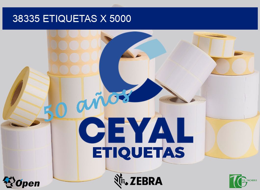 38335 Etiquetas x 5000