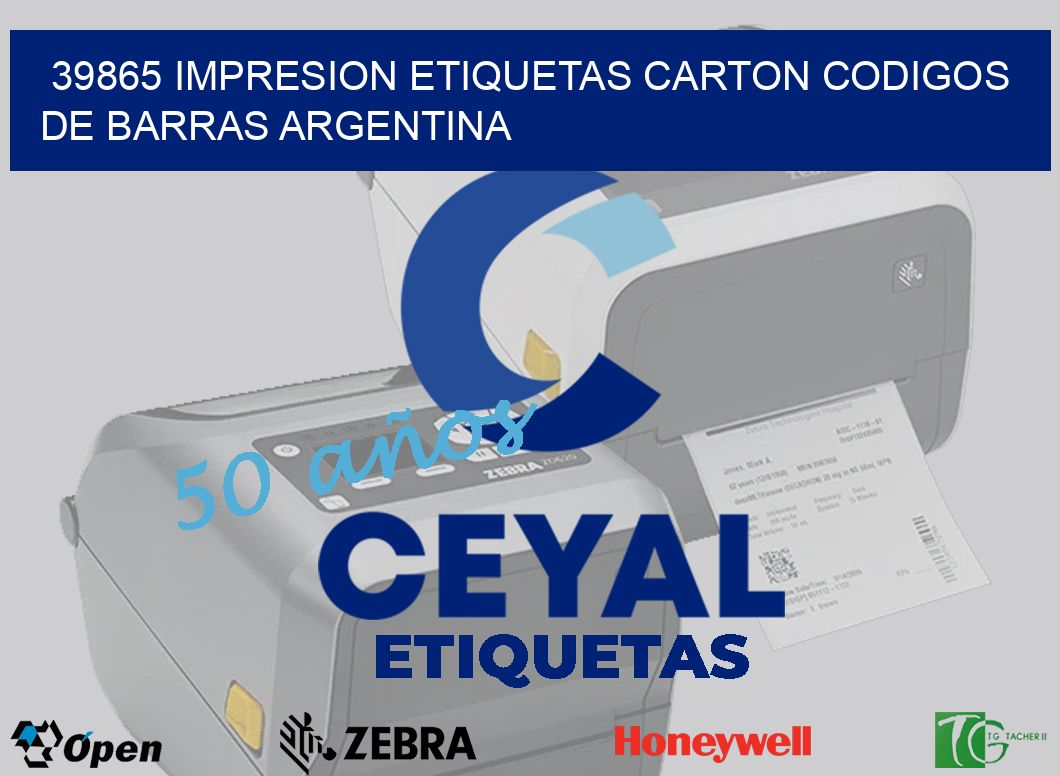 39865 IMPRESION ETIQUETAS CARTON CODIGOS DE BARRAS ARGENTINA