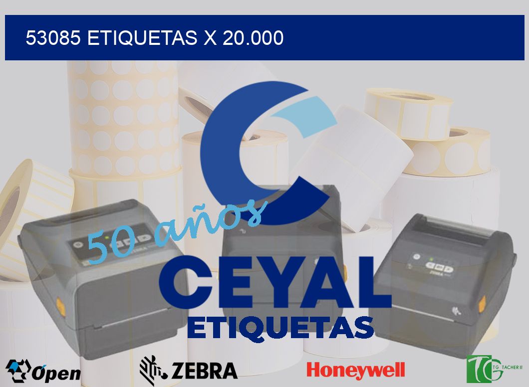 53085 Etiquetas x 20.000