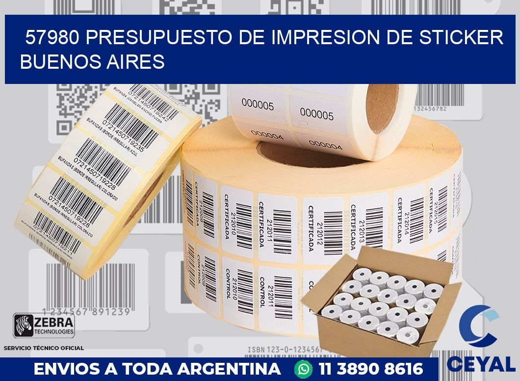 57980 PRESUPUESTO DE IMPRESION DE STICKER BUENOS AIRES