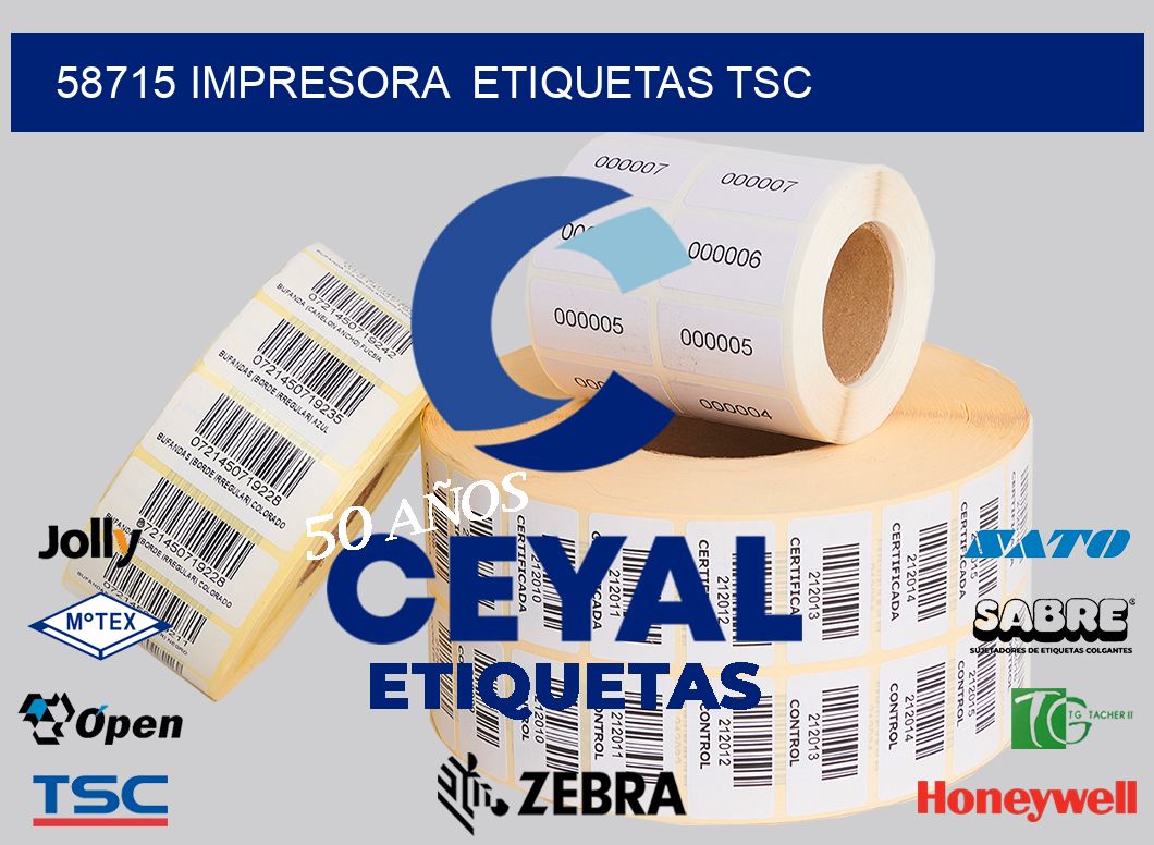 58715 impresora  etiquetas tsc
