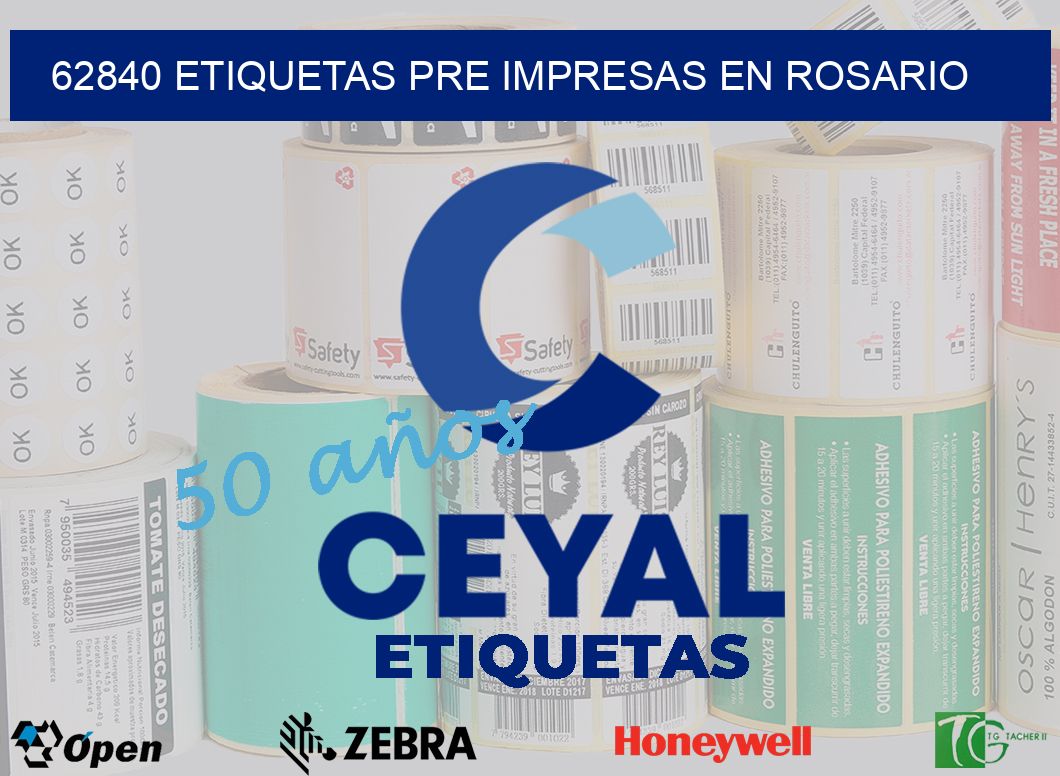 62840 ETIQUETAS PRE IMPRESAS EN ROSARIO