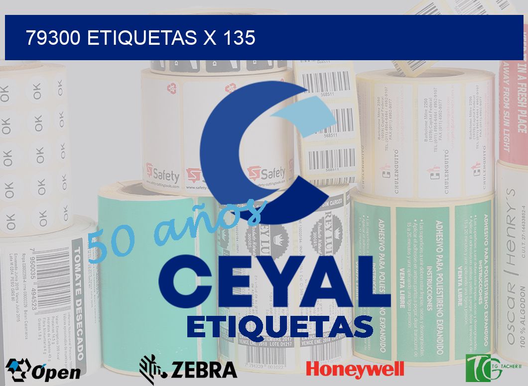 79300 Etiquetas x 135