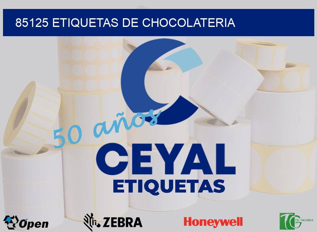 85125 ETIQUETAS DE CHOCOLATERIA
