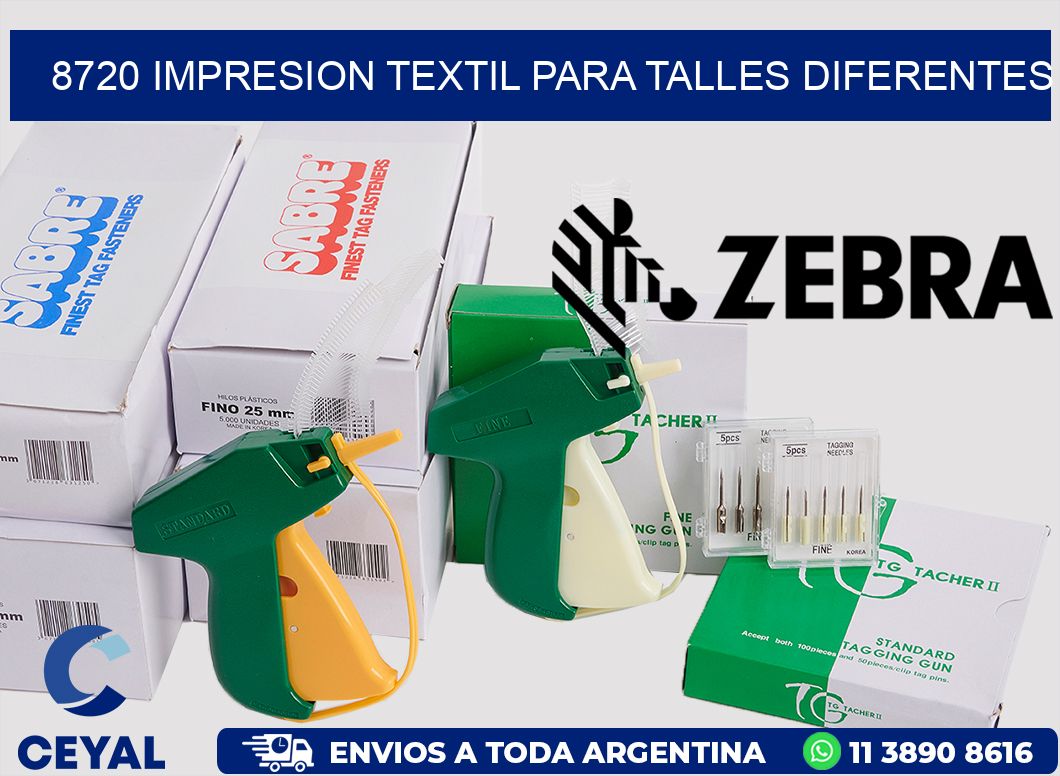 8720 IMPRESION TEXTIL PARA TALLES DIFERENTES